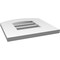 Ekena Millwork Arch Top Surface Mount PVC Gable Vent: Non-Functional, w/ 3-1/2"W x 1"P Standard Frame, 12"W x 42"H GVPAR12X4201SN - alternate 5